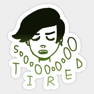 Tiredness Sticker